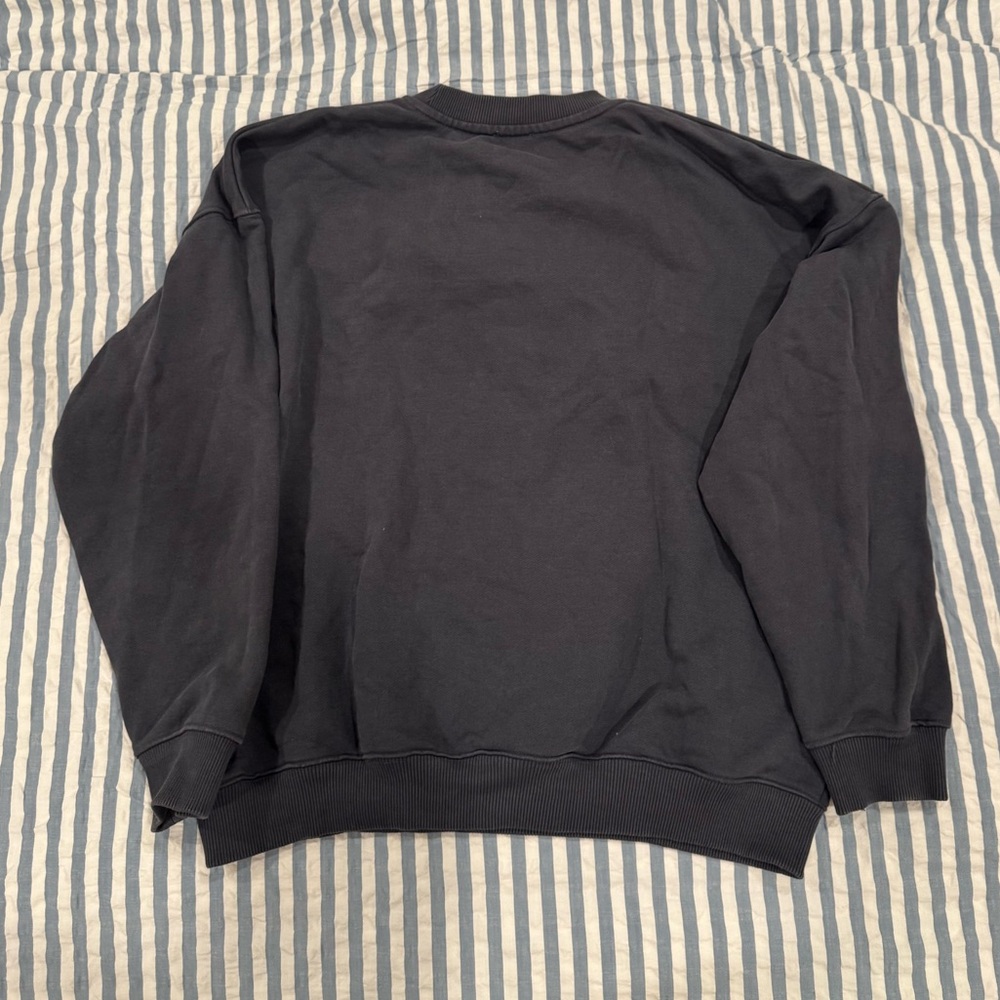 Adanola Varsity Oversized Sweatshirt in Midnight Blue - Picture 2 of 4